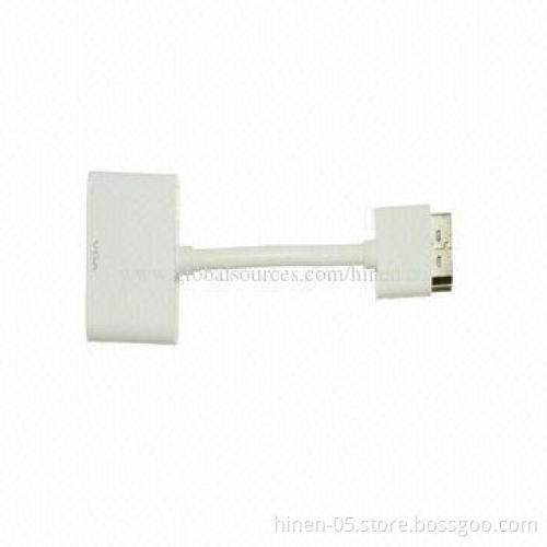 Mini DisplayPort 1.2 to VGA Converter, Support Resolution with Pixel Rate Up to 180MHz